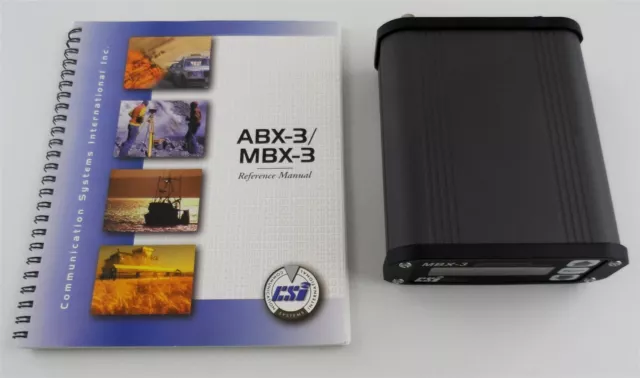 CSI MBX-3 2 Channel Automatic Differential Beacon Receiver for Parts or Repair