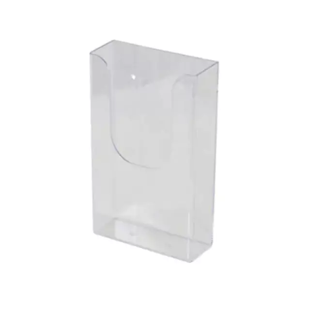 Deflecto Portrait Wall Mount Brochure Holder Clear Convenience Wall Mountable 2