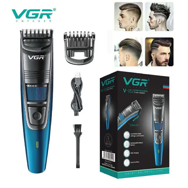VRG Professional Electric Mens Hair Clippers Trimmers Machine Cordless Barber