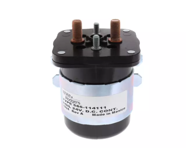 Solenoid, SPNO, 24 VDC Isolated Coil, Normally Open Continuous Contact Rating 20