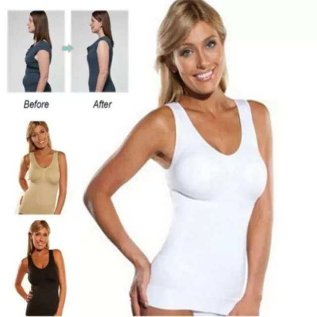 Tank Tops Camisole with Built in Padded Bra Vest Cami Shaper Shelf Bra Women Top