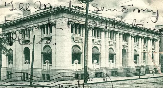 1906 Atlanta Georgia Carnegie Library Early Undivided Postcard 44-47