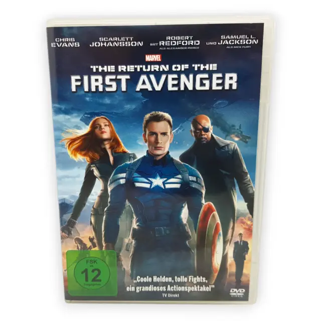 The Return of the First Avenger DVD Marvel Chris Evans Scarlett Johansson Samuel