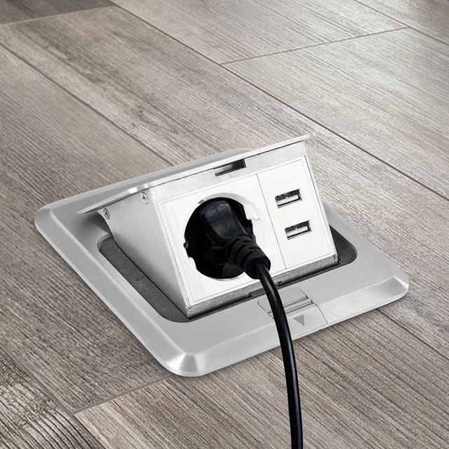 SOCKEL WASSERDICHTE DREIFACH Sockel 2 x USB Boden Steckdosen K che