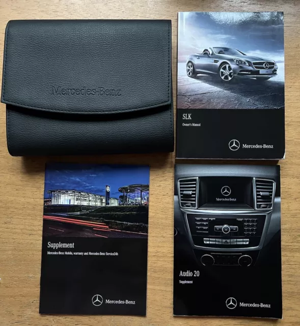 Mercedes Benz SLK Owners Handbook/Manual and Wallet 11-16