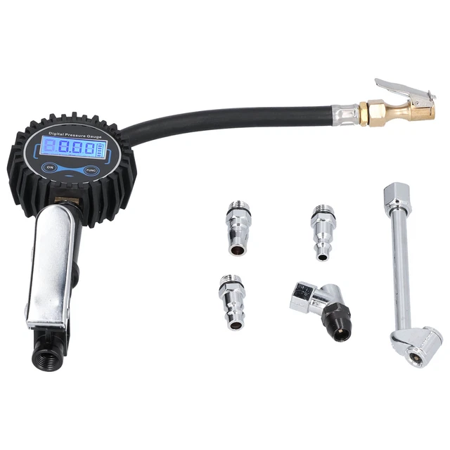 Bellissimo misuratore gonfiatore pneumatici 300 PSI LCD display digitale misuratore di pressione di gonfiaggio 4 once