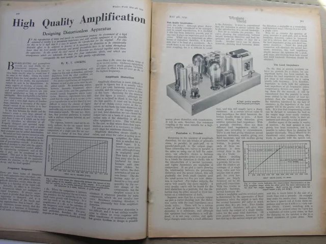 Automatic Volume Control AVC Electrostatic Voltmeter WIRELESS WORLD 1934 No 766 3