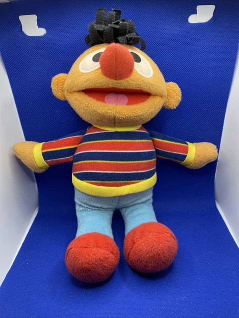 11" ERNIE Sesame Street 2002 Mattel Fisher Price C4929/C4927 Stuffed Plush Toy