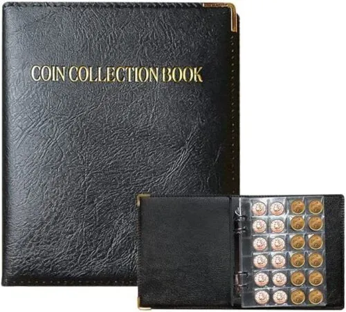 480 Pocket World Coin Collection Album Storage Folder Book Money Holder Organizr
