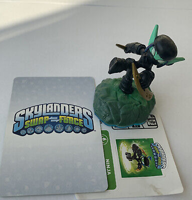 Skylanders Ninja Stealth Elf Figure #84749888 Swap Force With Card And Sticker 2
