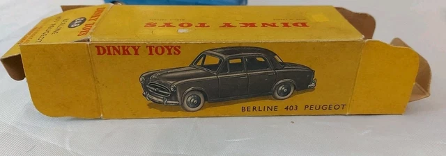 Dinky Toys France - Peugeot 403 Noire Référence 24B Avec Boîte - Occasion