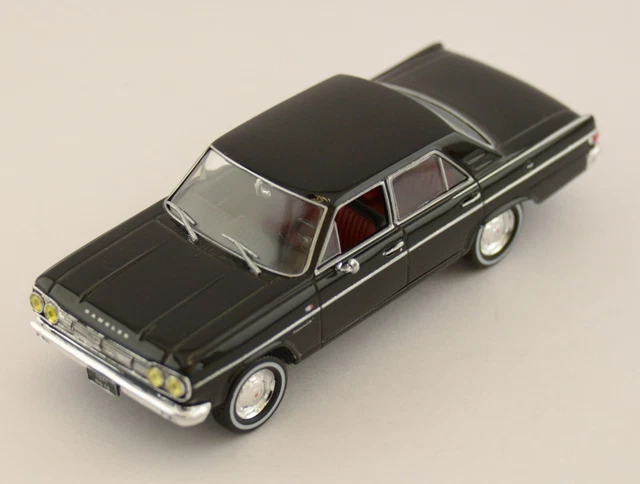 Miniature 1/43 - Renault Rambler 1965 Par Universal Hobbies - Gris Foncé, Boîte D'origine