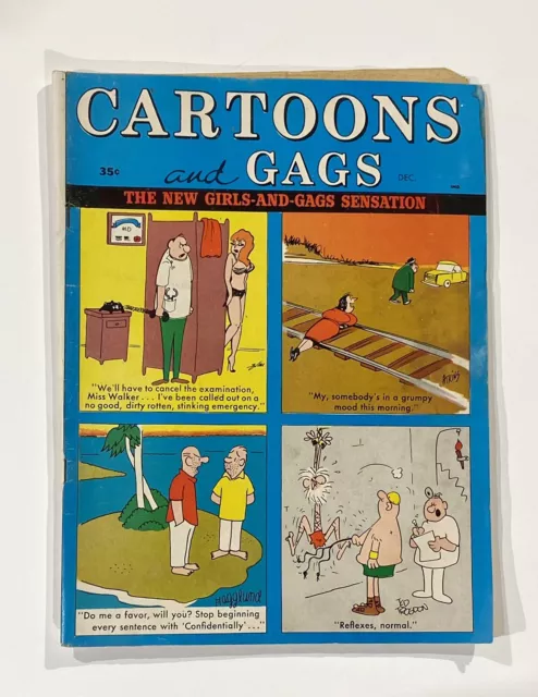Cartoons And Gags Magazine Dec 1966 Vol 9 No 6 Good Girl Art Gga Jokes Humor 2999 Picclick
