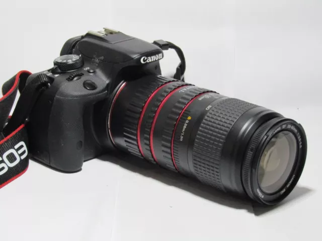 Canon Ef 28-80mm Macro 1.1.mm Zoom Objetivo Para 100D 200D 250D 1000D