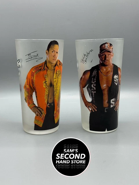Chapeau Seau Vintage WWF The Rock – Années 90/2000 – Neuf Avec étiquettes