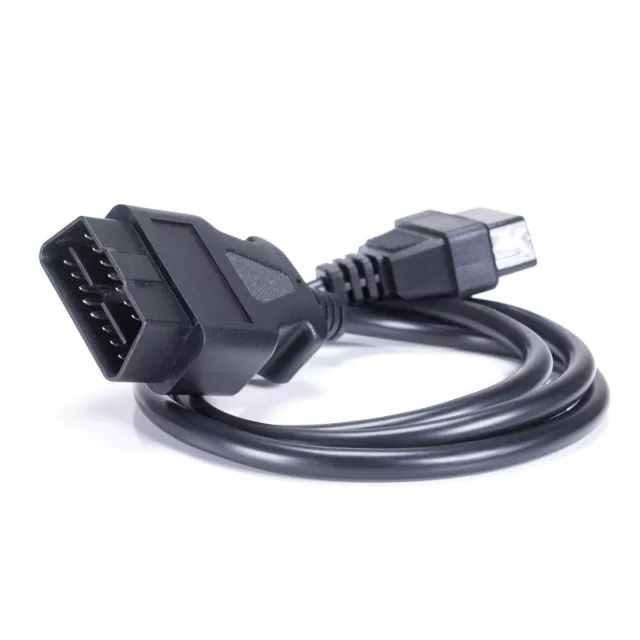 OBD 2 II 1m Extension Cable 16 Pole Diagnostic Interface Adapter Plug Socket