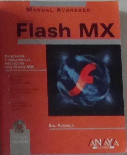 Libro: Manual Avanzado de Flash MX. Buen Estado.