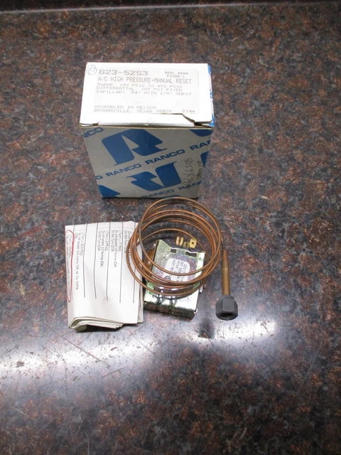 RANCO G23-5253 A/C High Pressure Manual Reset Limit Controller NEW FREE SHIPPING
