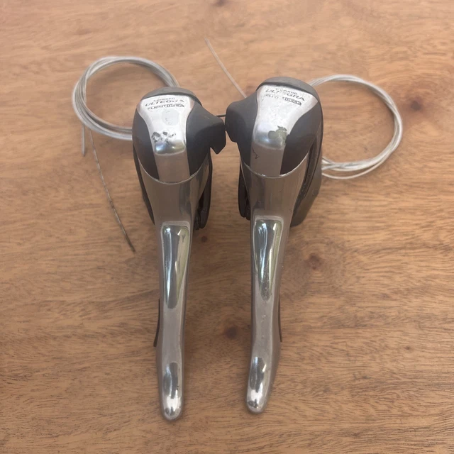 Levier De Vitesse Shimano Ultegra 6600 ST-6600 - Gauche/avant - 2x Double - Occasion En Bon état