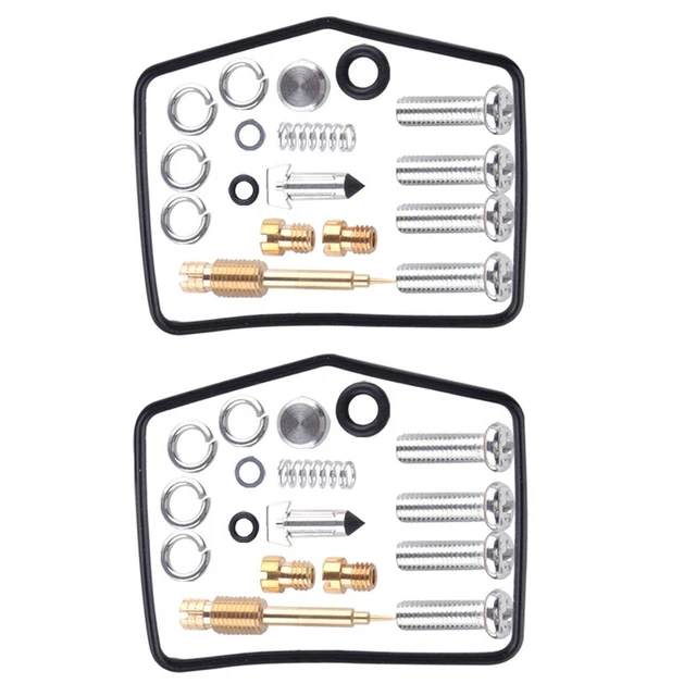 Kit De Réparation Carburateur Aramox 4 Ensembles - Joints Caoutchouc Et Métal Pour Suzuki GSF600S Bandit 1996-2003