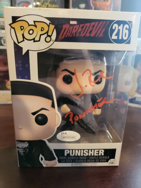 Jon Bernthal Signed Autographed Punisher Funko Pop Figure Daredevil JSA COA