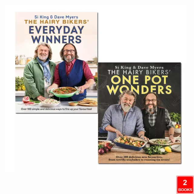 Hairy Bikers 2 Books Collection Hairy Bikers' Everyday Winners, One Pot Wonders