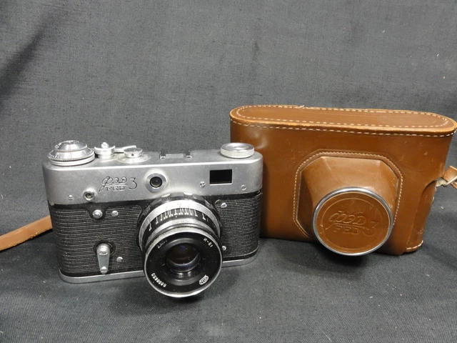 FED 2 RF 35 mm ex URSS Copie d'appareil photo Leica 1959-68 boite d