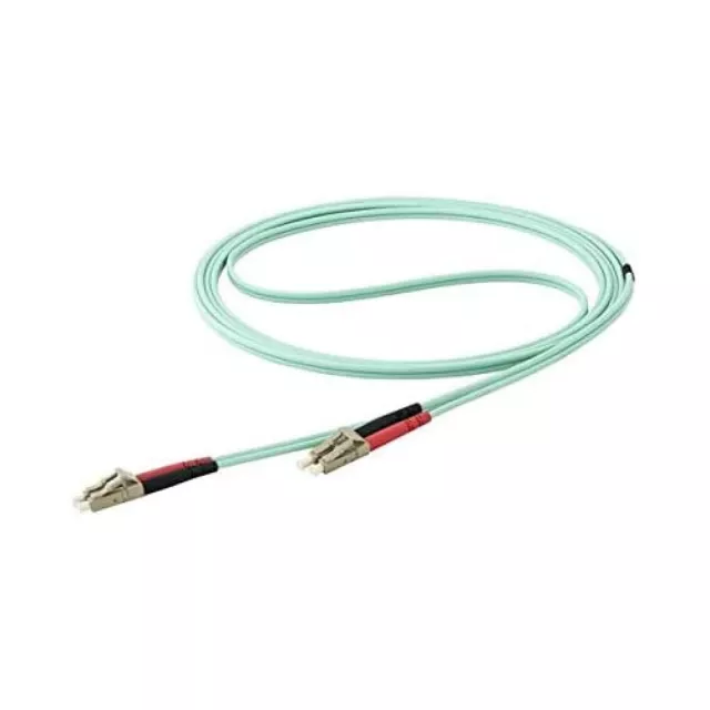 StarTech.com 7m (22ft) LC/UPC to LC/UPC OM4 Multimode Fiber Optic Cable, 50/125µ