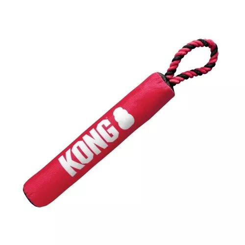 Kong Signature Bâton avec Corde Jouet pour Chien Rouge , 1 Chaque / Moyen Par