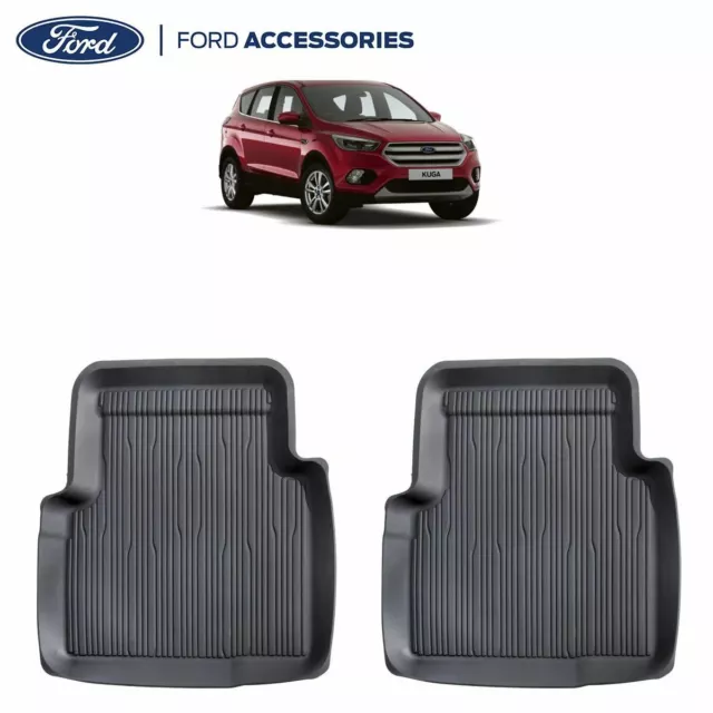 GENUINE FORD KUGA Mk3 Rear Rubber Floor Mats All-Weather Tray Type 2020-  2335734 £36.98 - PicClick UK