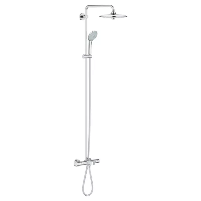 GROHE Euphoria 3 Lato Esposto Bagno Termostatico Doccia Sistema Testa & Mano