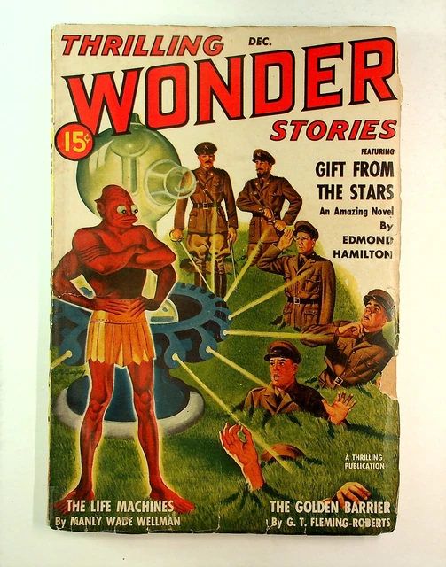 Thrilling Wonder Stories Pulp Dec 1940 Vol. 18 #3 VG- 3.5