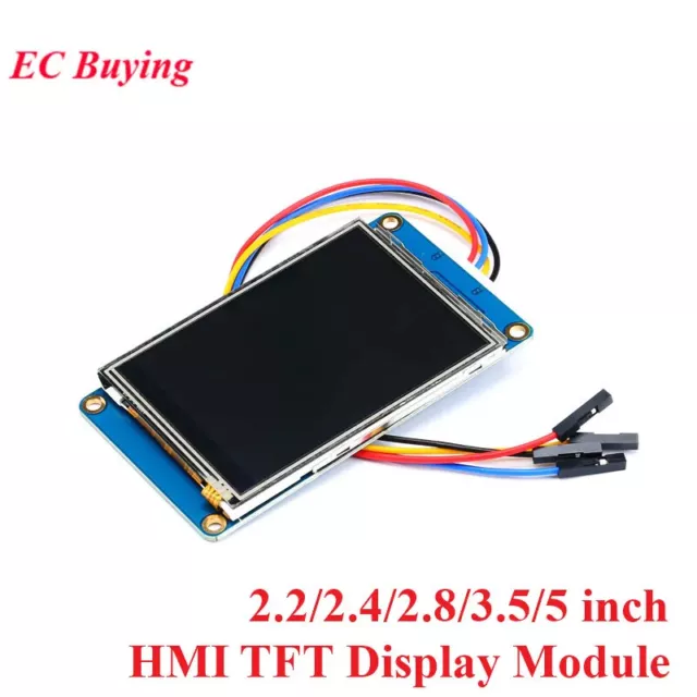 Smart USART HMI TFT LCD Module Display 2.2" to 5" USART Font Picture Screen