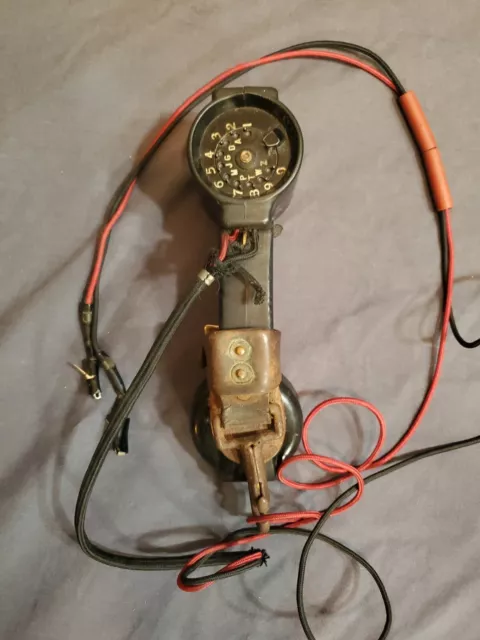 Vintage Western Electric Bell System Rotary Hand Dial Butt Set Lineman Test Tool