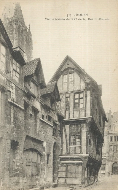 76 - CPA - Rouen - Street Saint Roman - Vieilles Houses