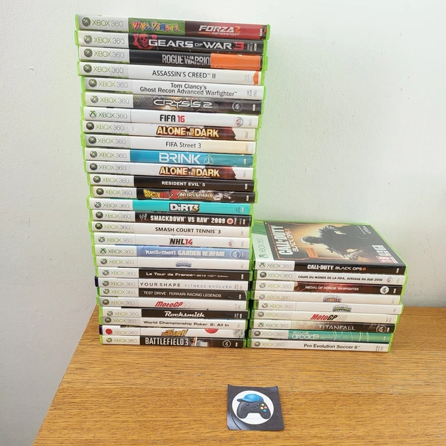 Lot De 19 Jeux XBOX 360 – Occasion Bon état, Multigenres, à Saisir !