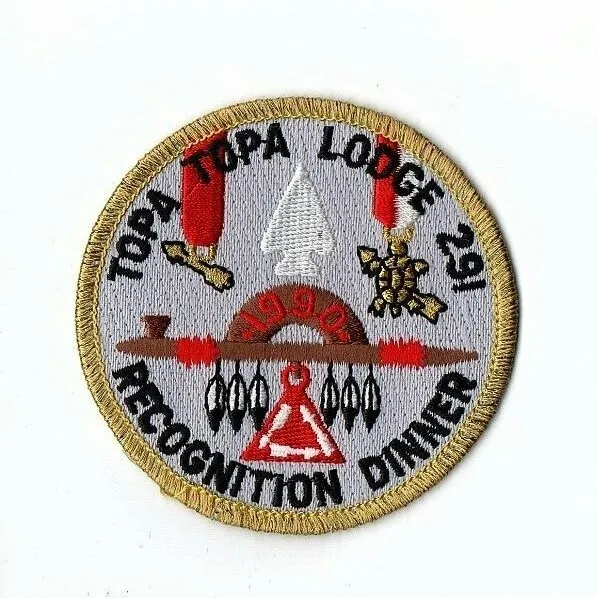Boy Scout OA Lodge 291 Topa Topa 1990 Recognition Dinner Patch