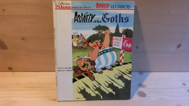 BD Astérix et les Goths- Ed.3a1965- Etat moyen- LIVRAISON OFFERTE