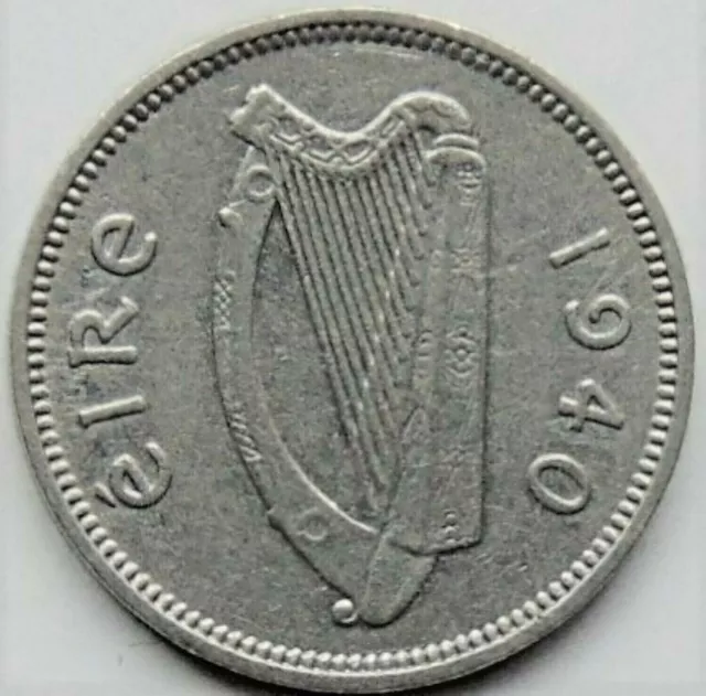 1940 IRELAND Republic, 3 Pence, Grading Good VERY FINE.