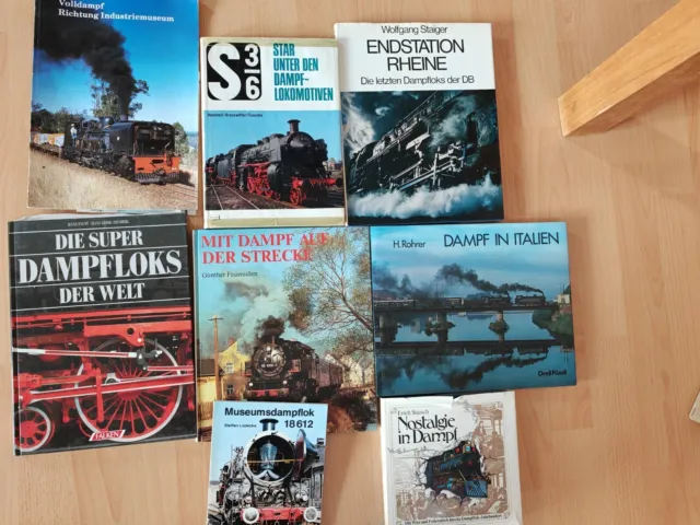 8 Bücher Eisenbahn Konvolut