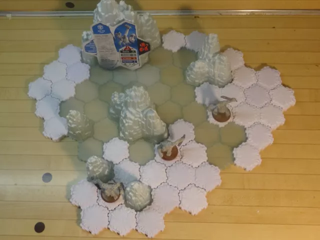 Heroscape - Thaelenk Tundra Snow and Ice Expansion Pack - 100% Complete