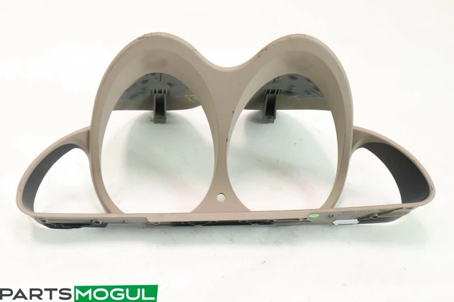03-06 Mercedes R230 SL500 Instrument Cluster Speedometer Bezel Trim Tan OEM