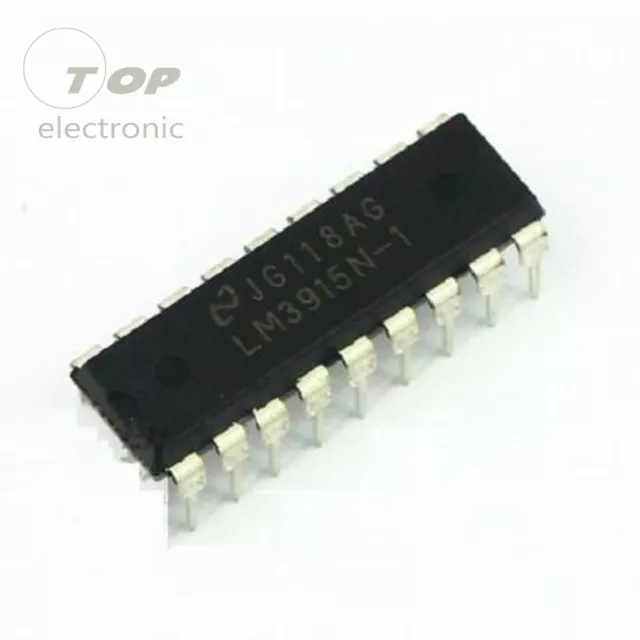 2/5/10/50Pcs Lm3915 Lm3915N Lm3915N-1 Ic Driver Dot Bar Display 18-Dip L3De