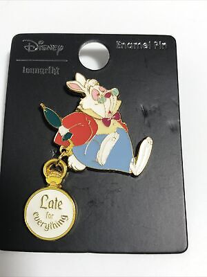 Loungefly Disney Alice In Wonderland Rabbit Late For Everything Blind Enamel Pin