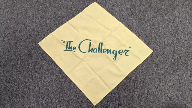 Vintage Original Railroad Napkin Towel Union Pacific 'The Challenger' Cloth