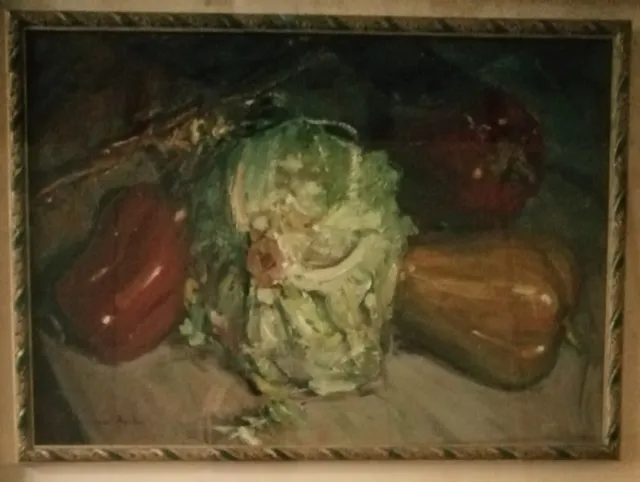 APRILE Vincenzo - Quadro dipinto ad olio su tavola 50x35 cm, ‘Natura Morta' 2