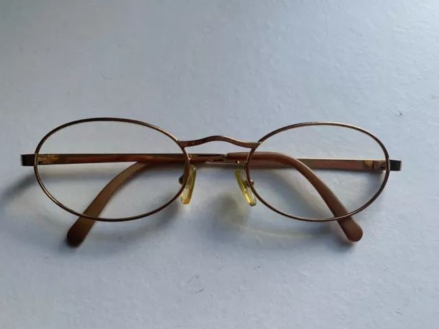 Christian DIOR Monture lunettes de vue femme métal doré