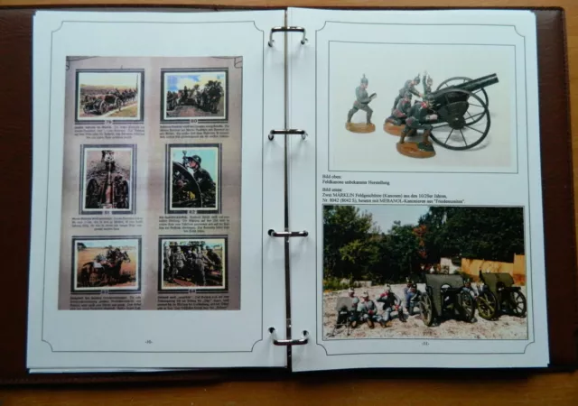 Mebanol Lineol Elastolin Reference Book WWII tin plate artillery toy soldiers V