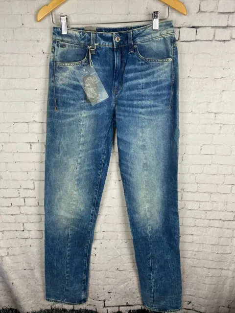 G-Star Raw Jeans Size 27 X 36 Women's New Blue Lanc 3D High Straight (A11)