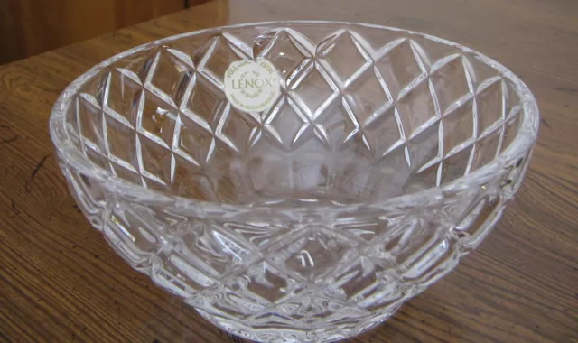 Lenox Crystal Diamond Bowl Small 4-1/2" European full-lead crystal